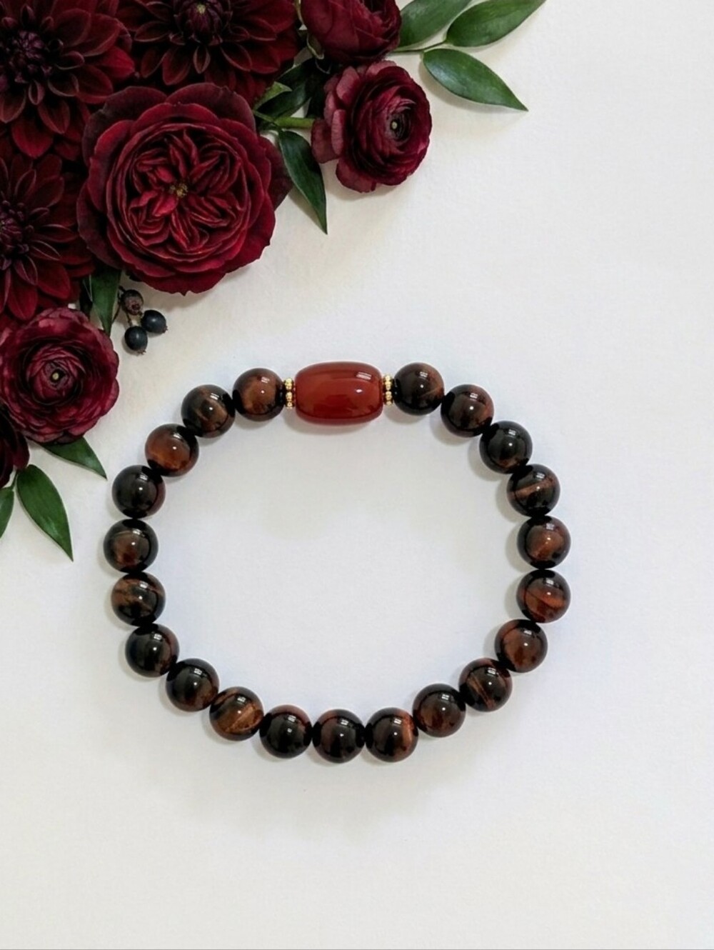 Red Tigers Eye/Carnelian Bracelet